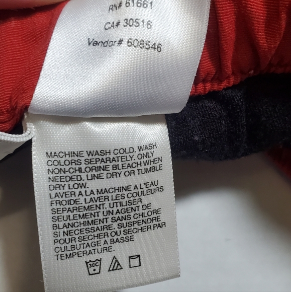 The‎ North Face Mens Med. Red Hiking/swim Pull On  Belted Cargo Shorts - Picture 5 of 10